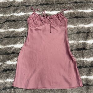Urban Outfitters Blush Satin Slip